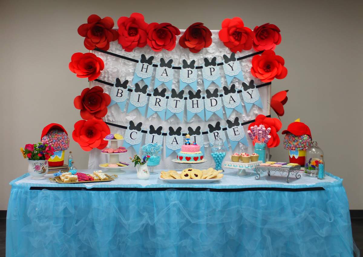 Claire's 5th Birthday Party - Alice in Wonderland