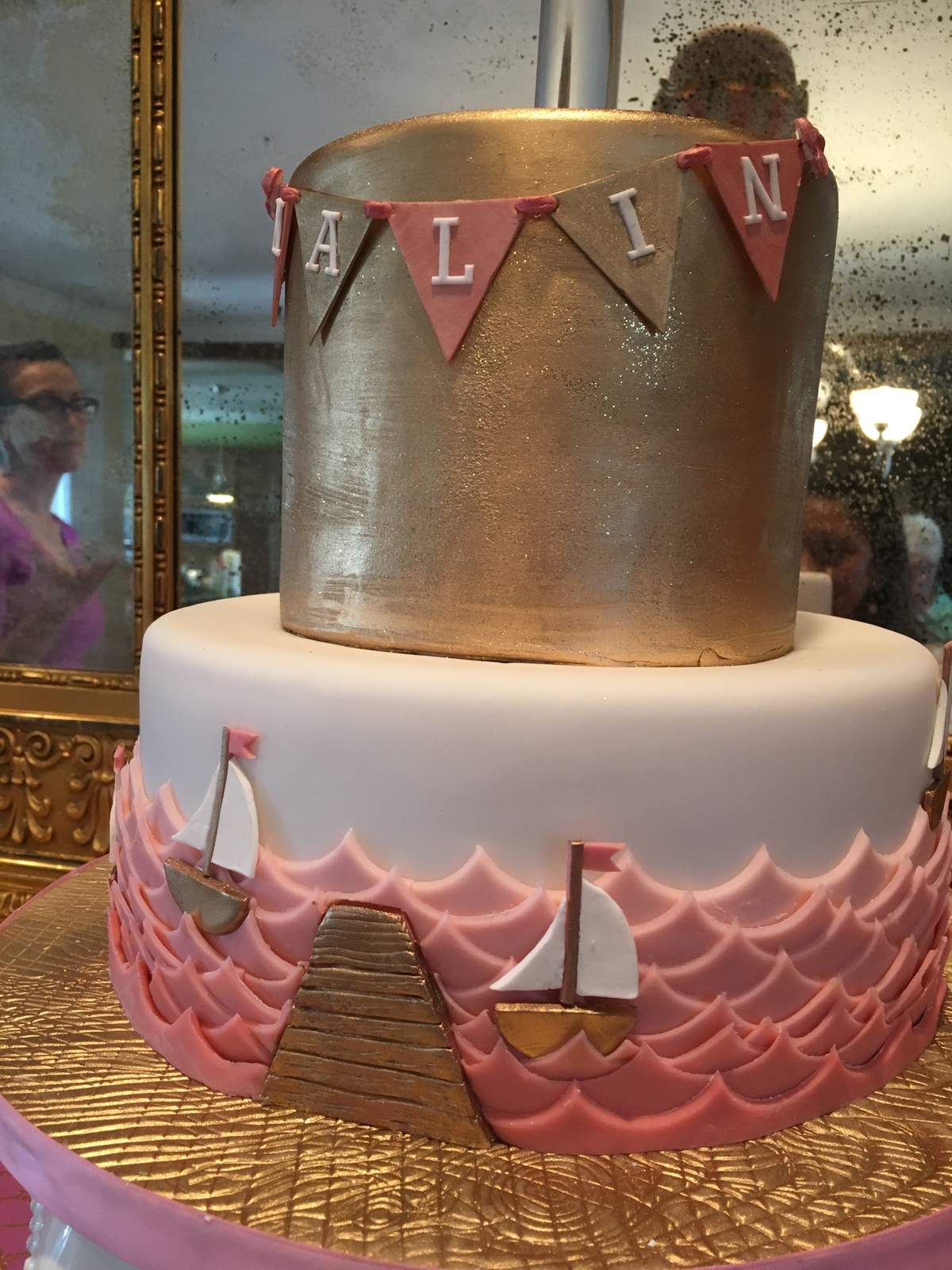 Malin's First Birthday party - "Oh the places she'll go"