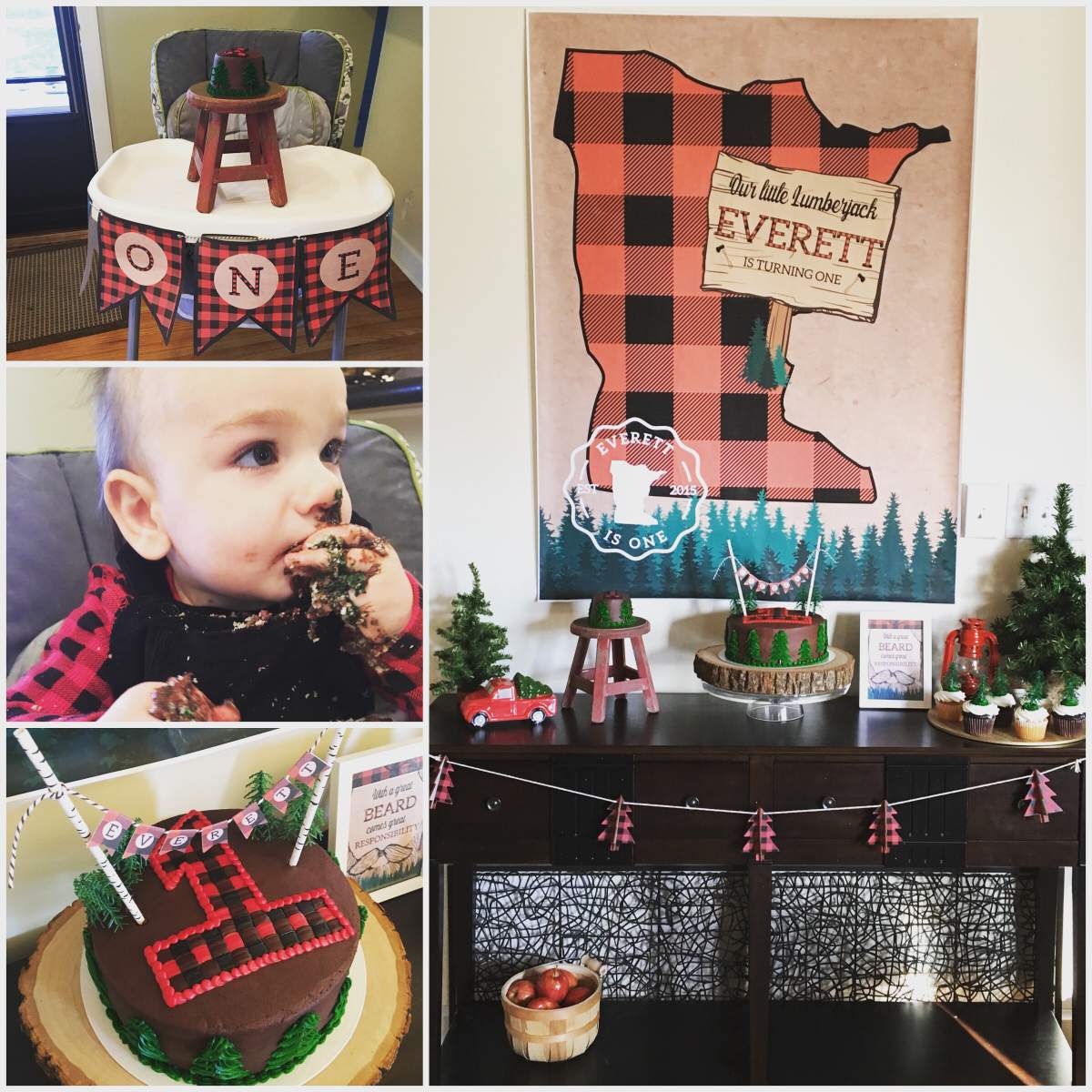 Lumberjack Birthday Party Ideas | Photo 1 of 39 | Catch My Party