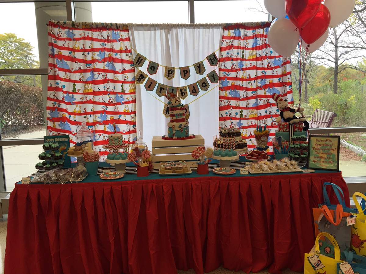 Dr Seuss 1st Birthday  - Dr Seuss