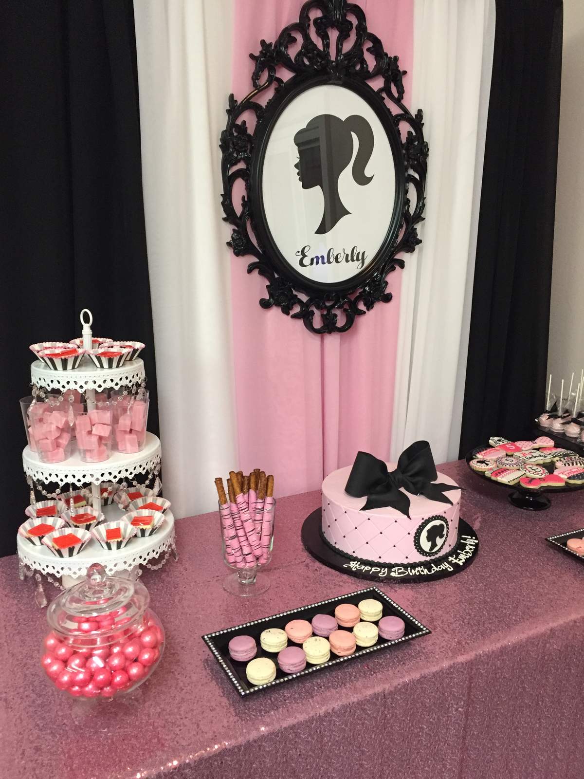 Vintage Barbie Birthday Party Ideas | Photo 1 of 16 | Catch My Party