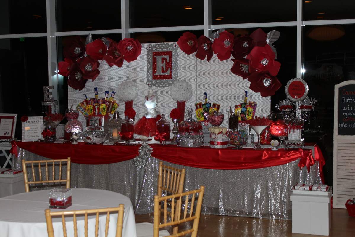 Red and Silver Birthday Party Ideas Photo 1 of 31 Catch My Party