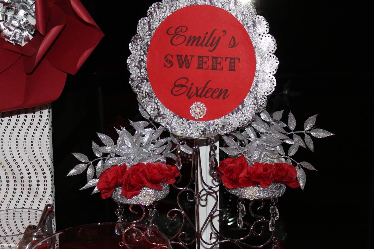 Red and Silver Birthday Party Ideas | Photo 1 of 31 | Catch My Party