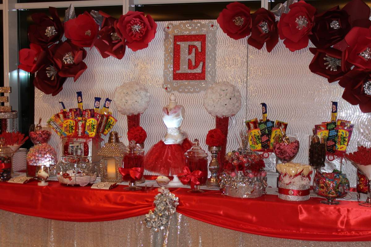 Red and Silver Birthday Party Ideas | Photo 1 of 31 | Catch My Party