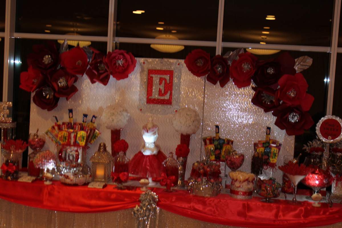 Red and Silver Birthday Party Ideas | Photo 1 of 31 | Catch My Party