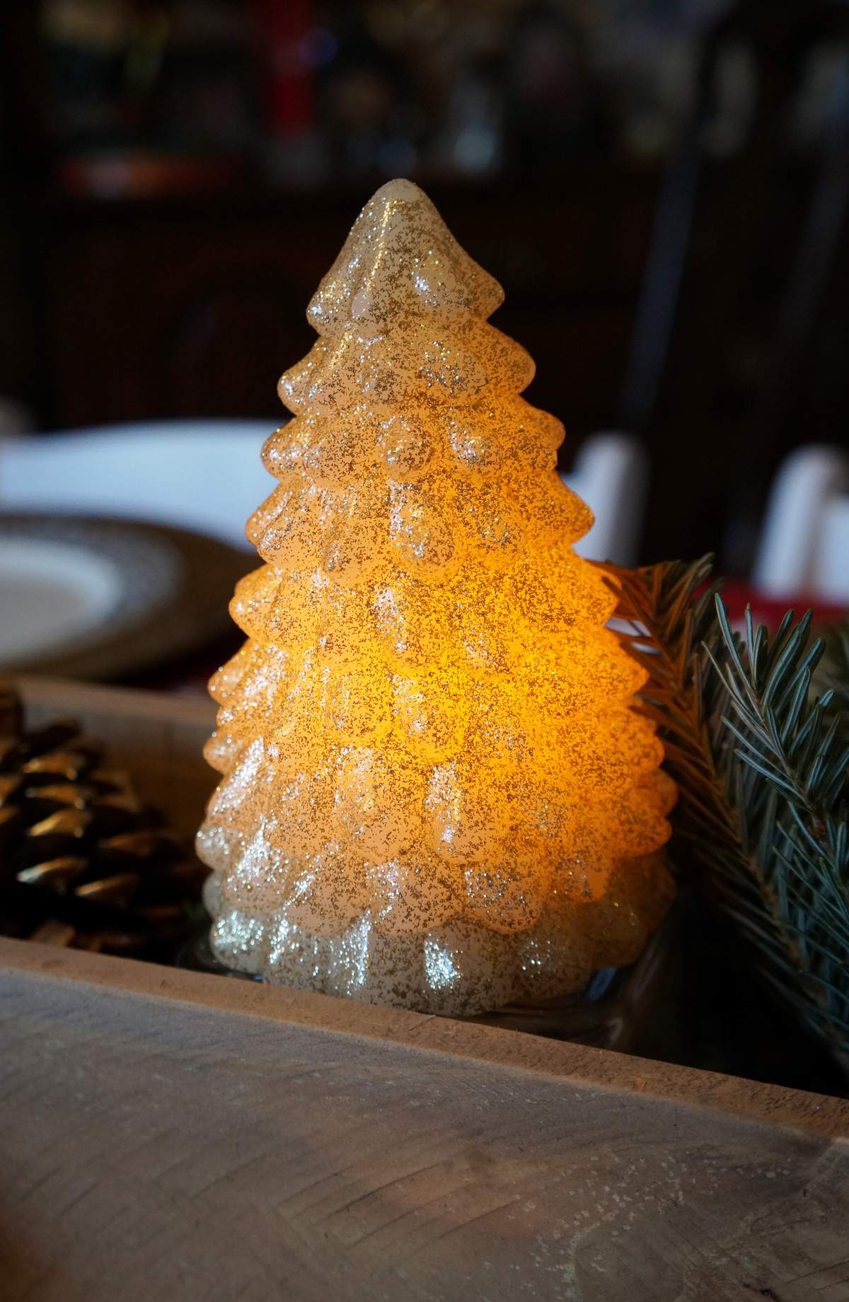 Rustic, red, gold, deer Christmas/Holiday Party Ideas | Photo 9 of 45