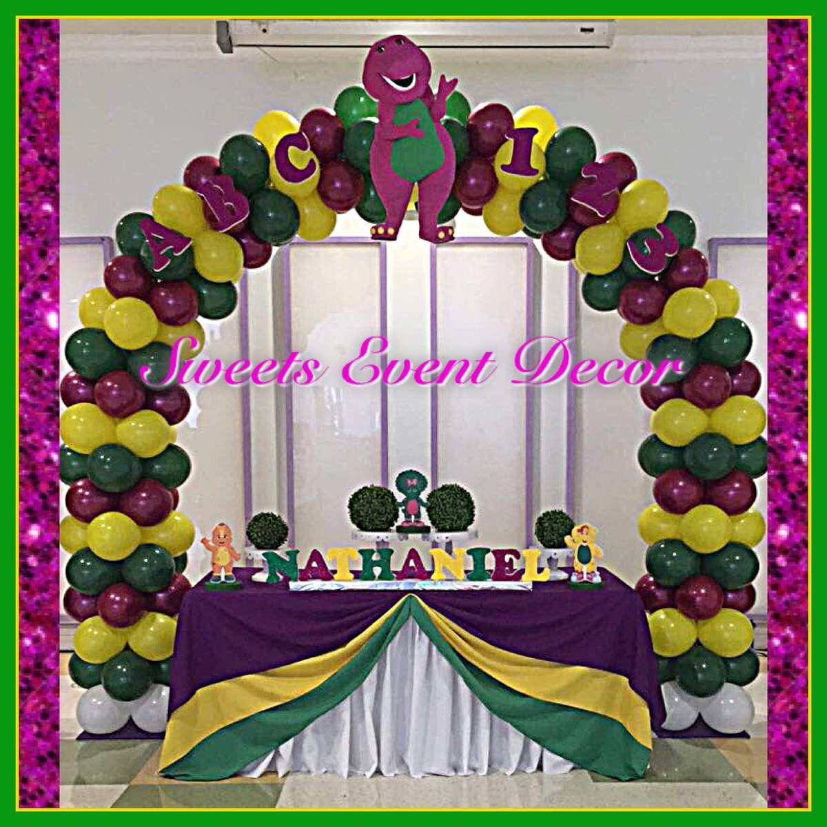 Barney Friends Birthday Party Ideas Photo 2 Of 13 Catch My Party