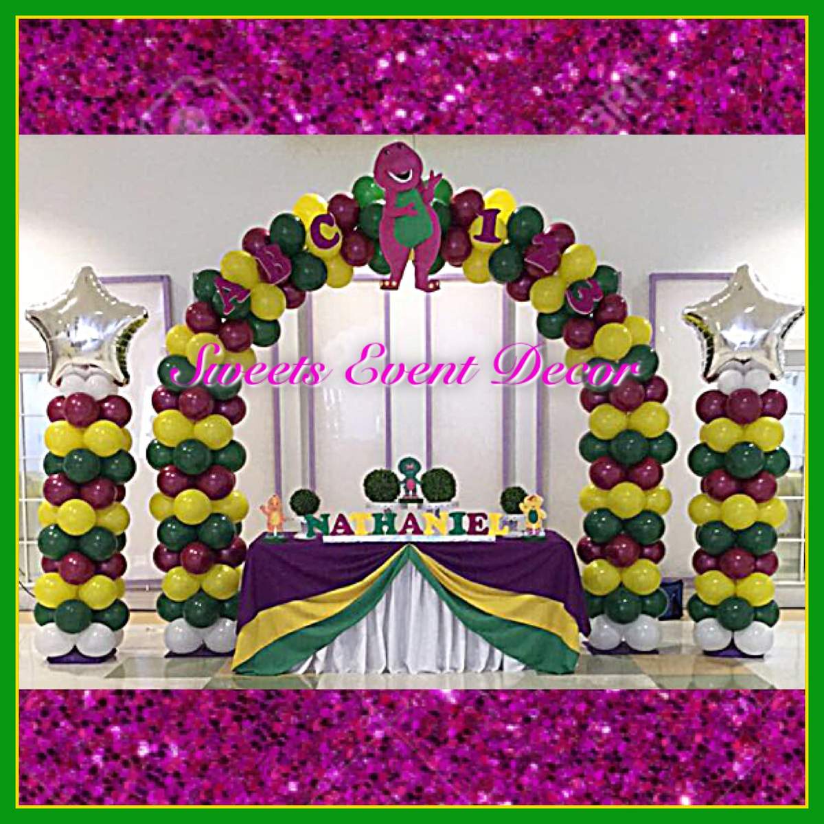 Barney Friends Birthday Party Ideas Photo 2 Of 13 Catch My Party