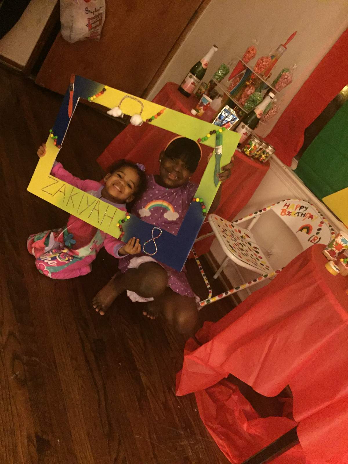 Skittles & Sleepers Paint Party - Painting!!