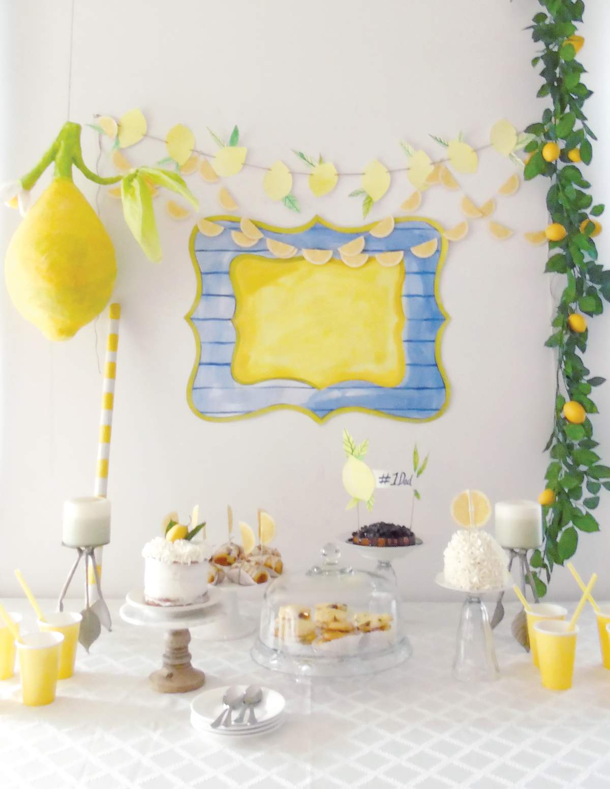 A Party For Dad - Lemon Blueberry Bash
