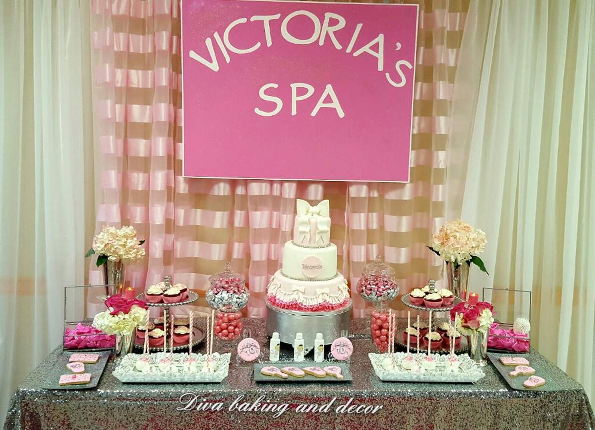 Spa Glam birthday party  - Spa