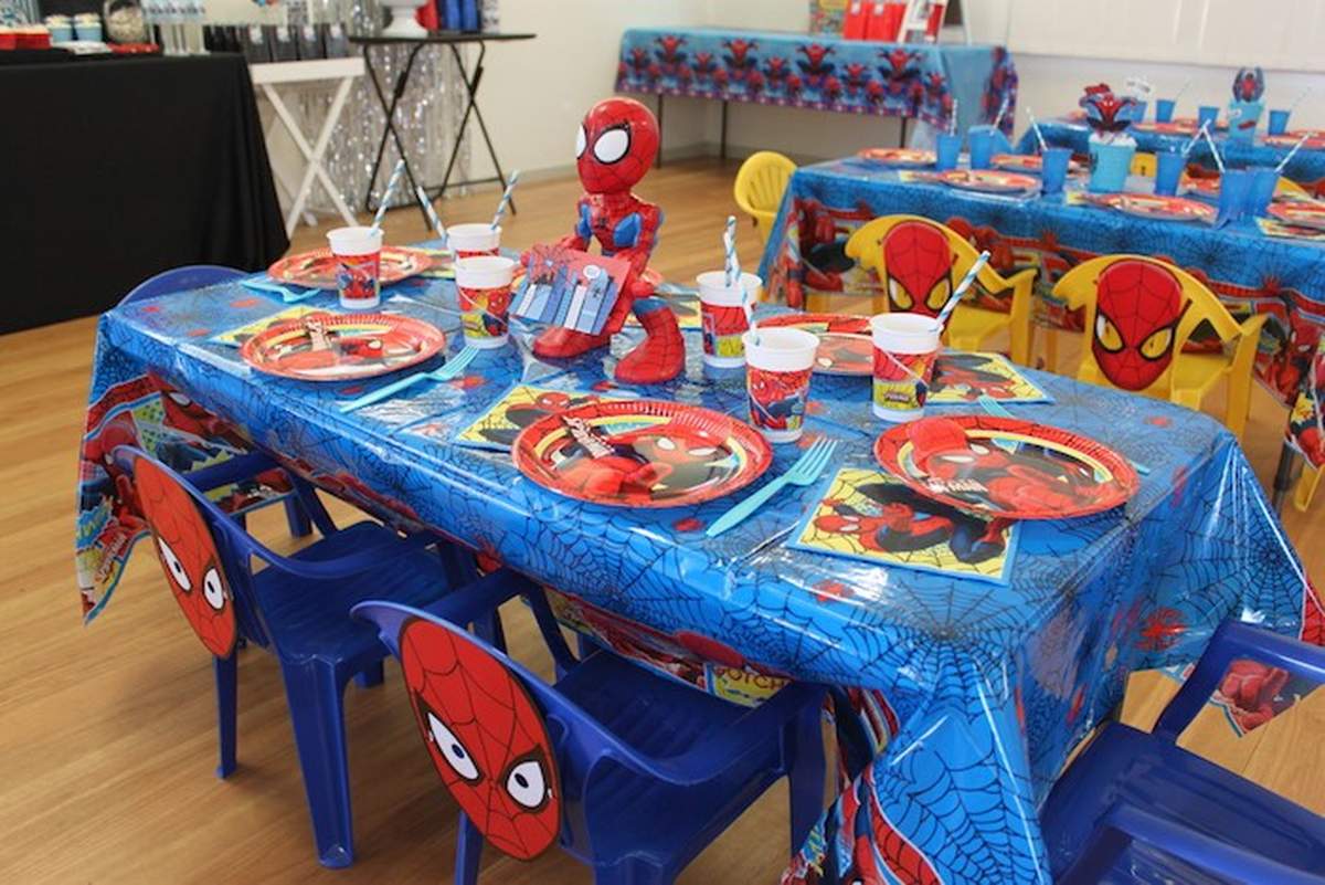 Spiderman Birthday Party Ideas Photo 1 of 22 Catch My Party
