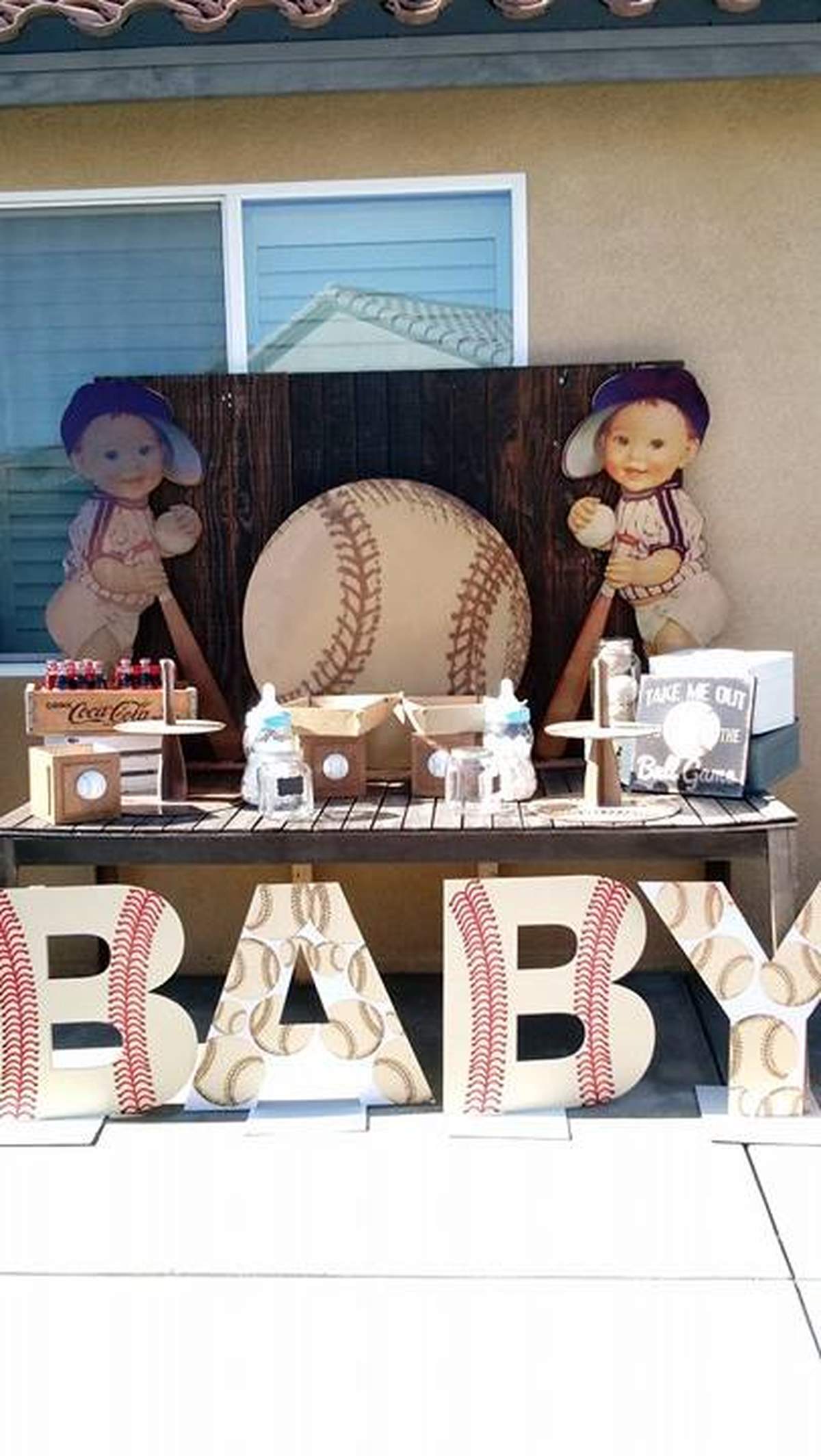 Baseball Theme Baby Shower Ideas Shower Ideas Baseball Themed Baby Shower  Centerpieces Little, image size:1200x2128