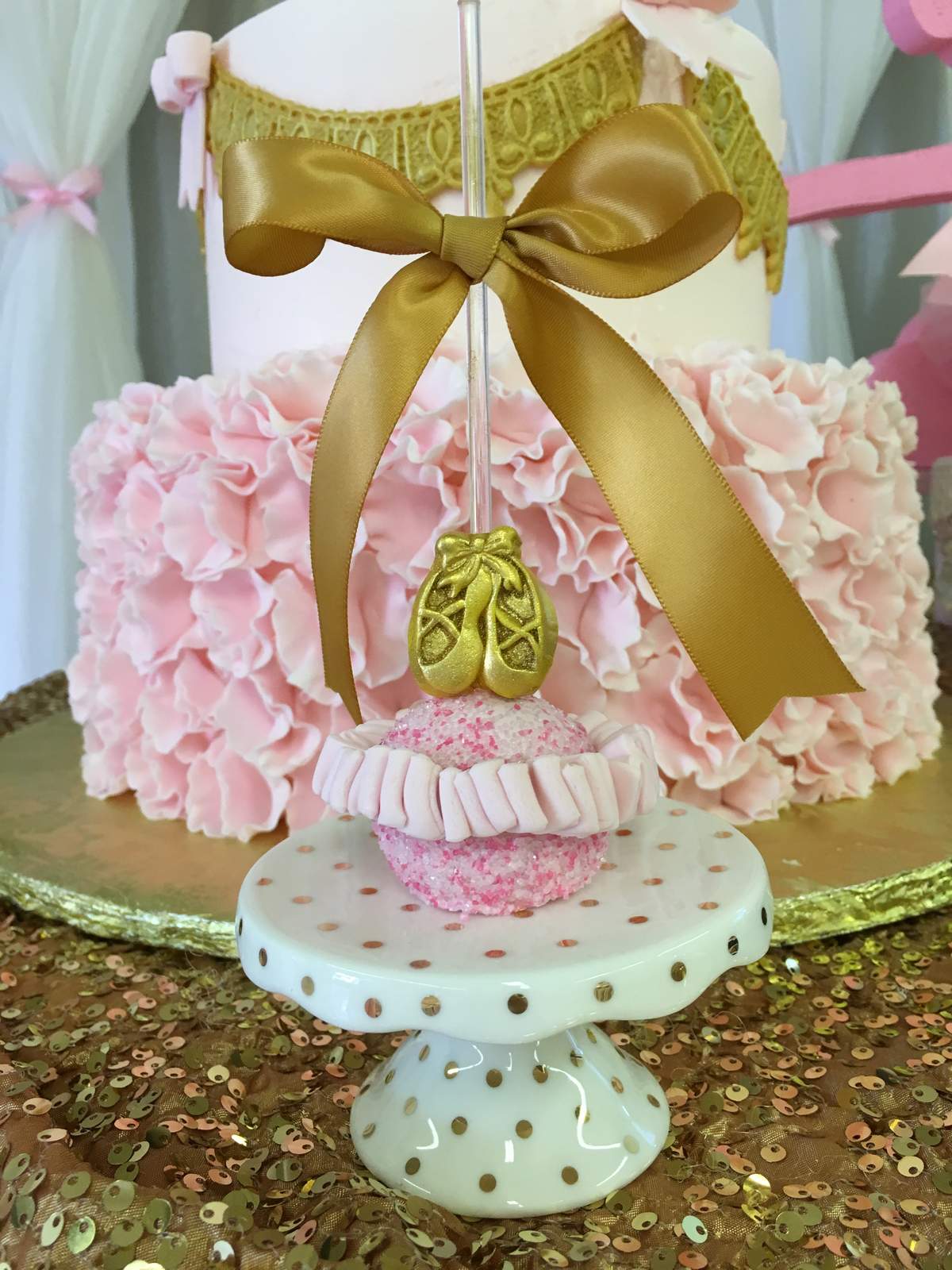 Ballerina Baby Shower Party Ideas Photo 1 of 19 Catch My Party