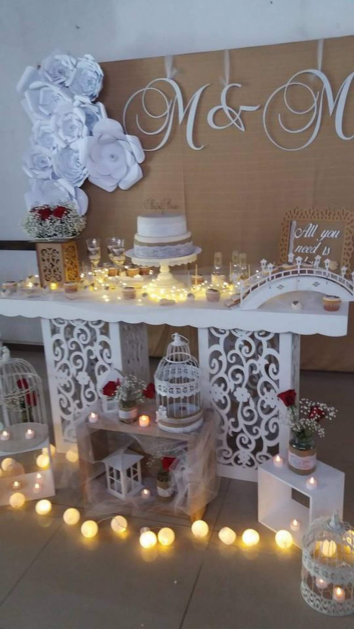Surprise Wedding Decoration - Mauri and Moni Love story wedding reception