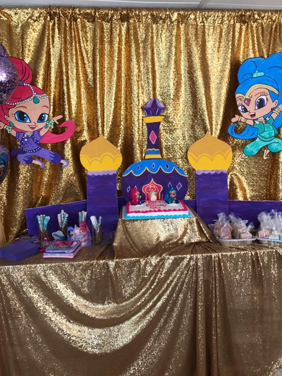 Shimmer & Shine Party Birthday Party Ideas Photo 3 of 6 Catch My Party