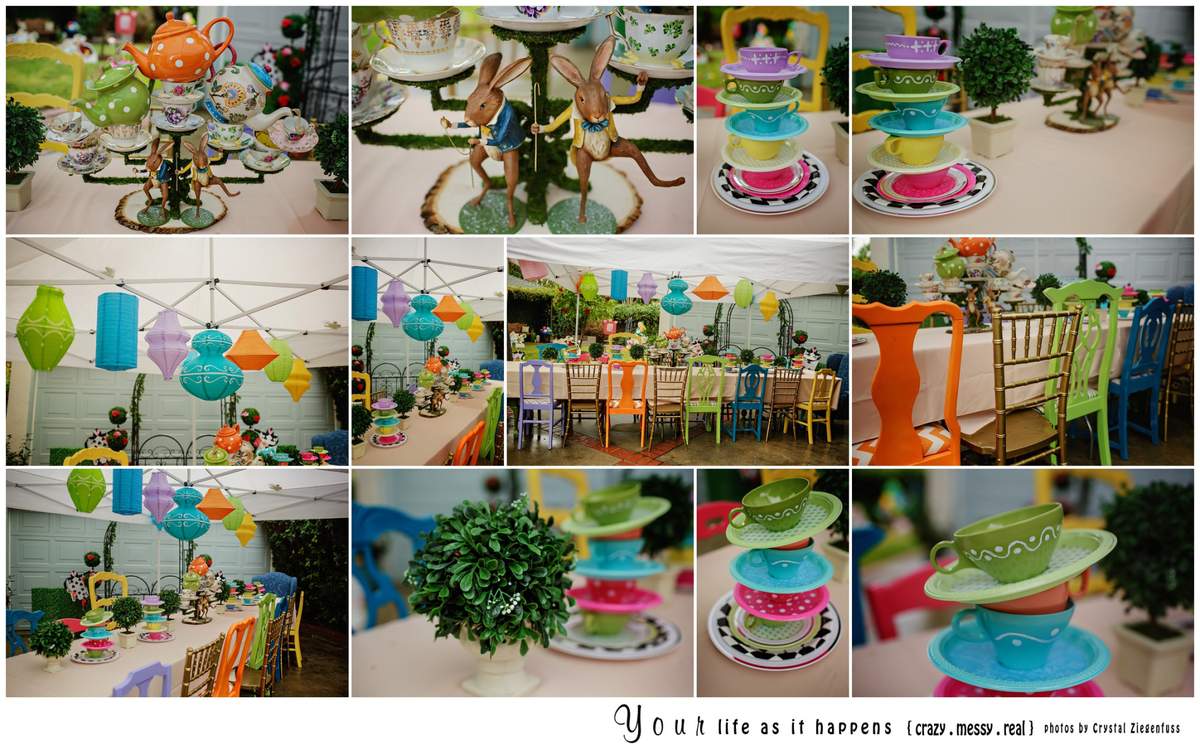 Mad Tea Party 1st Birthday "Holden in ONEderland" - Mad Tea Party/Alice in Wonderland