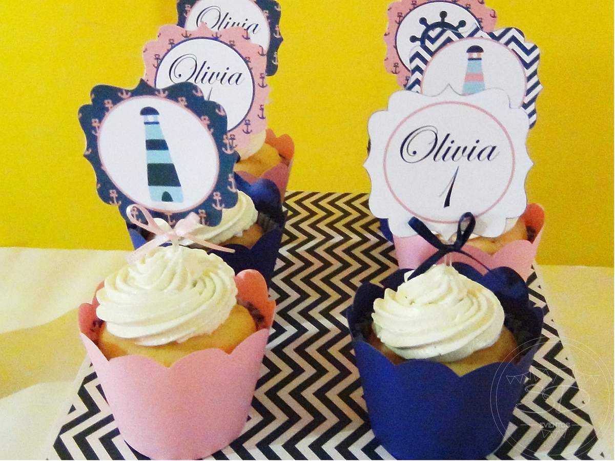 Olivia cumple 1 - Nautical
