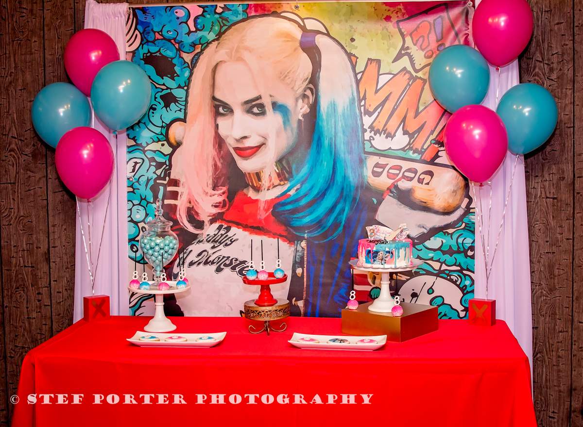 Harley Quinn Birthday Party Ideas Photo 1 of 21 Catch My Party