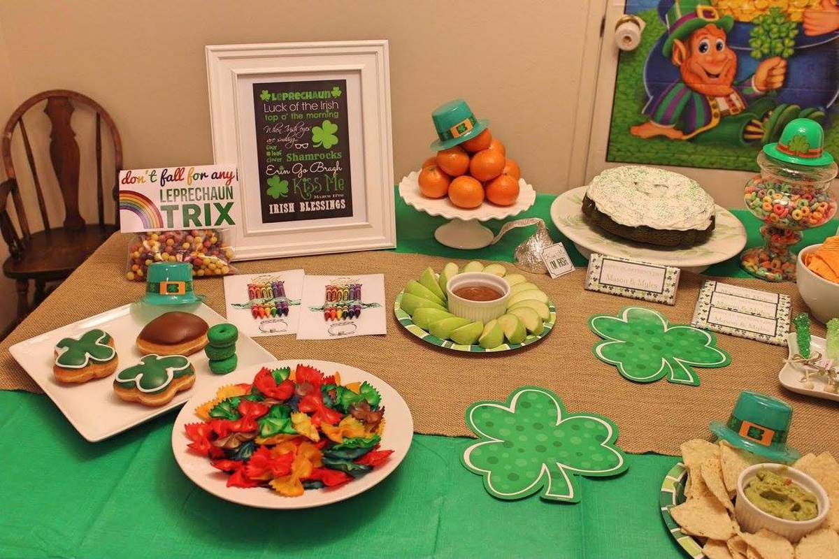 St. Patrick's Day St. Patrick's Day Party Ideas Photo 2 of 17 Catch My Party