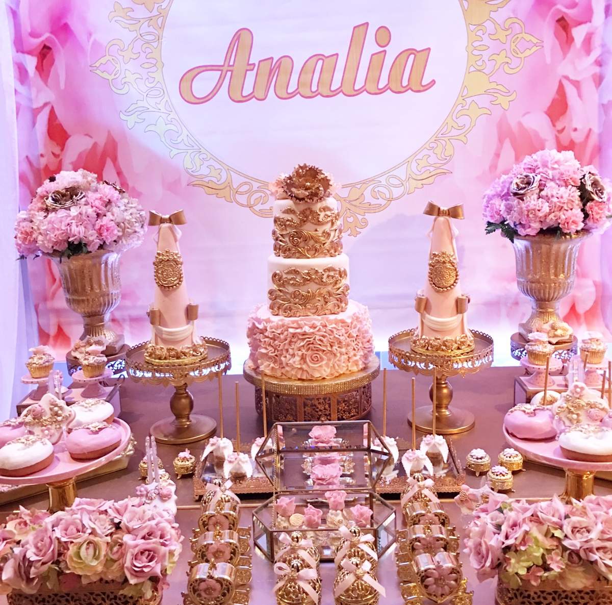 Princess Analia 1st birthday party - Princess 