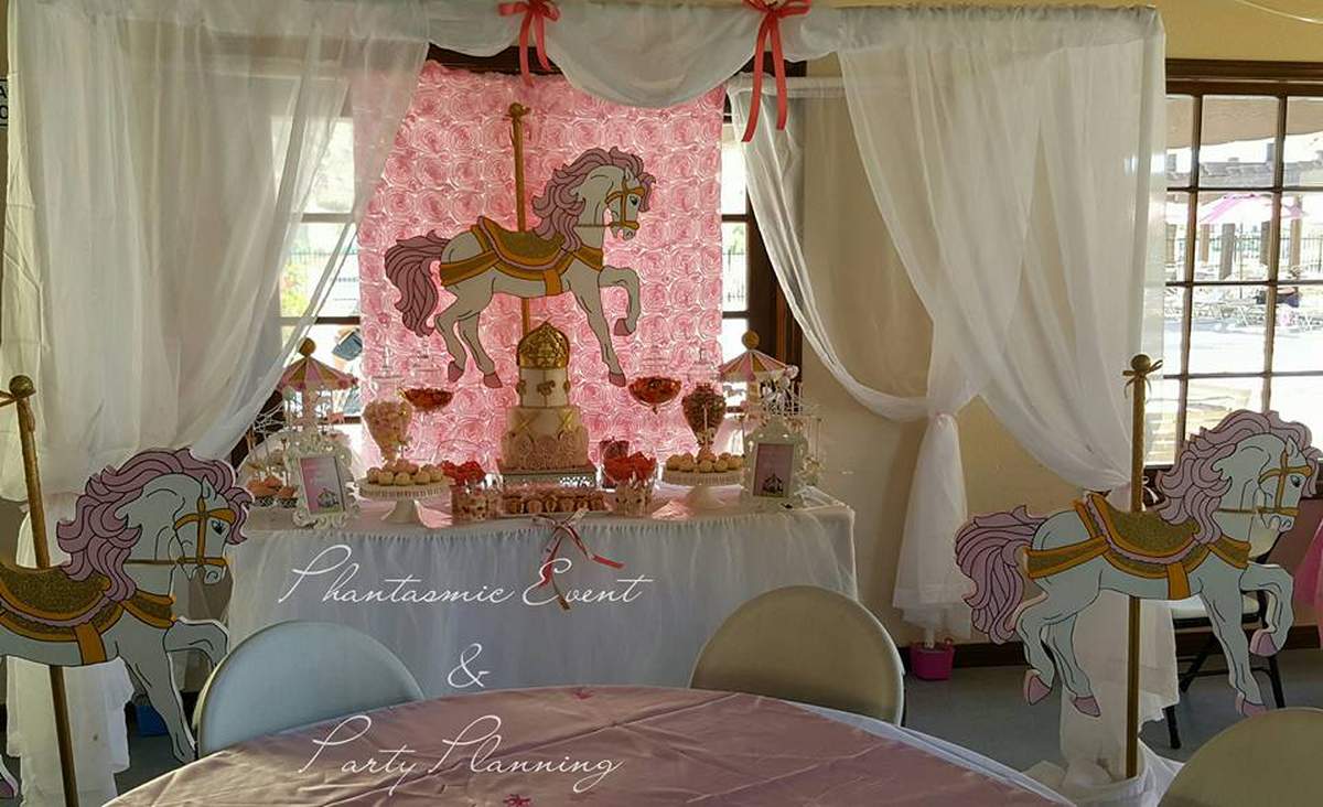 Carousel Horses Baby Shower Party Ideas Photo 2 of 8 Catch My Party