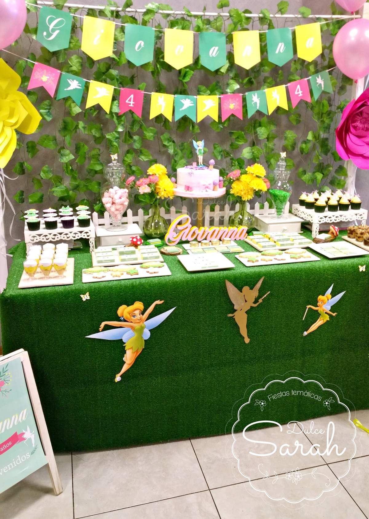 Giovanna cumplio 4 años - Tinkerbell