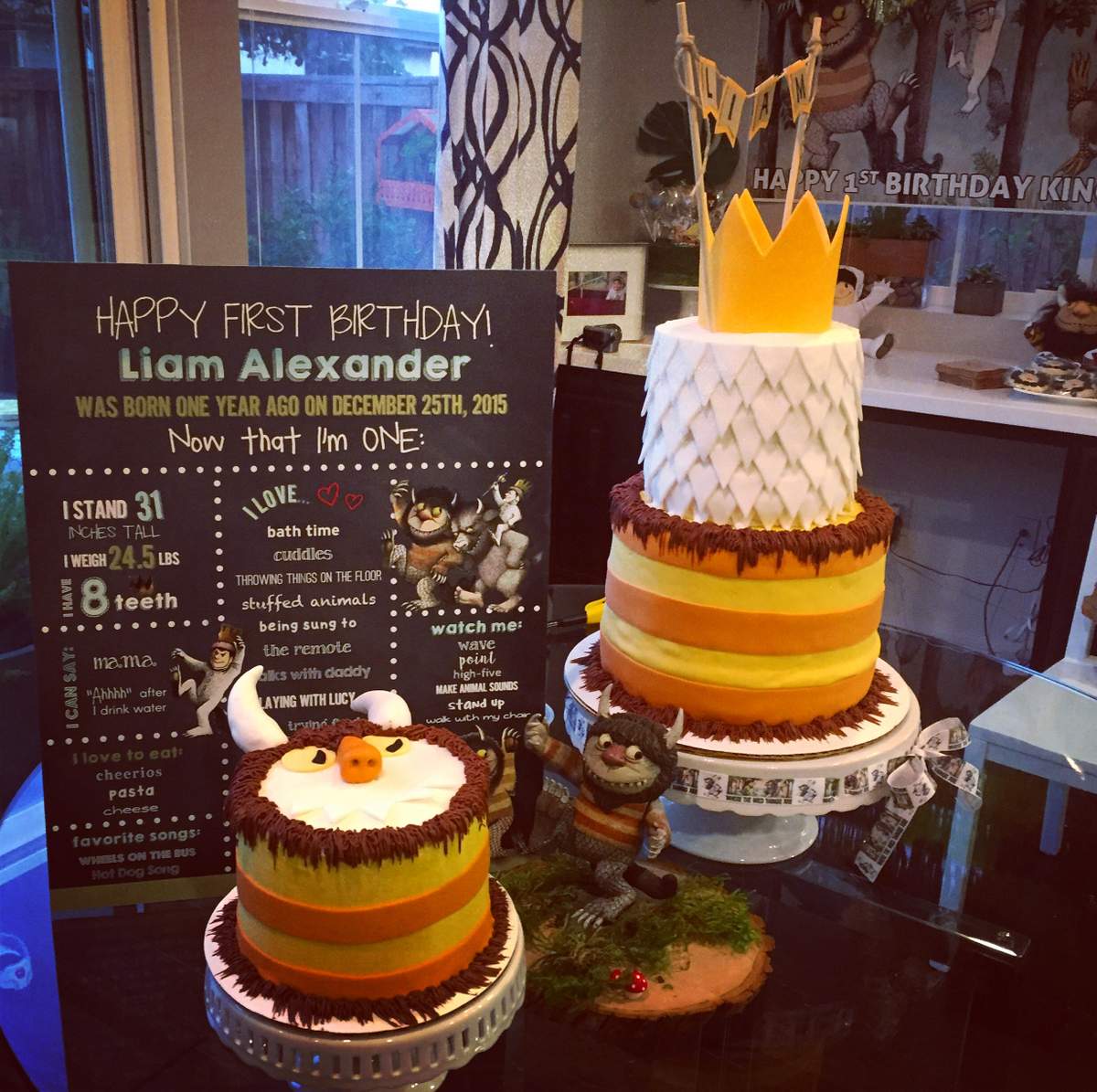 Liam's Wild Rumpus 1st Birthday party - Where the Wild Things Are
