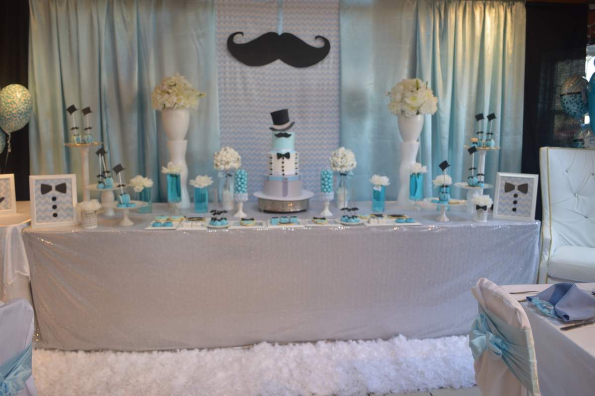 Little Man Baby Shower - Boy baby shower