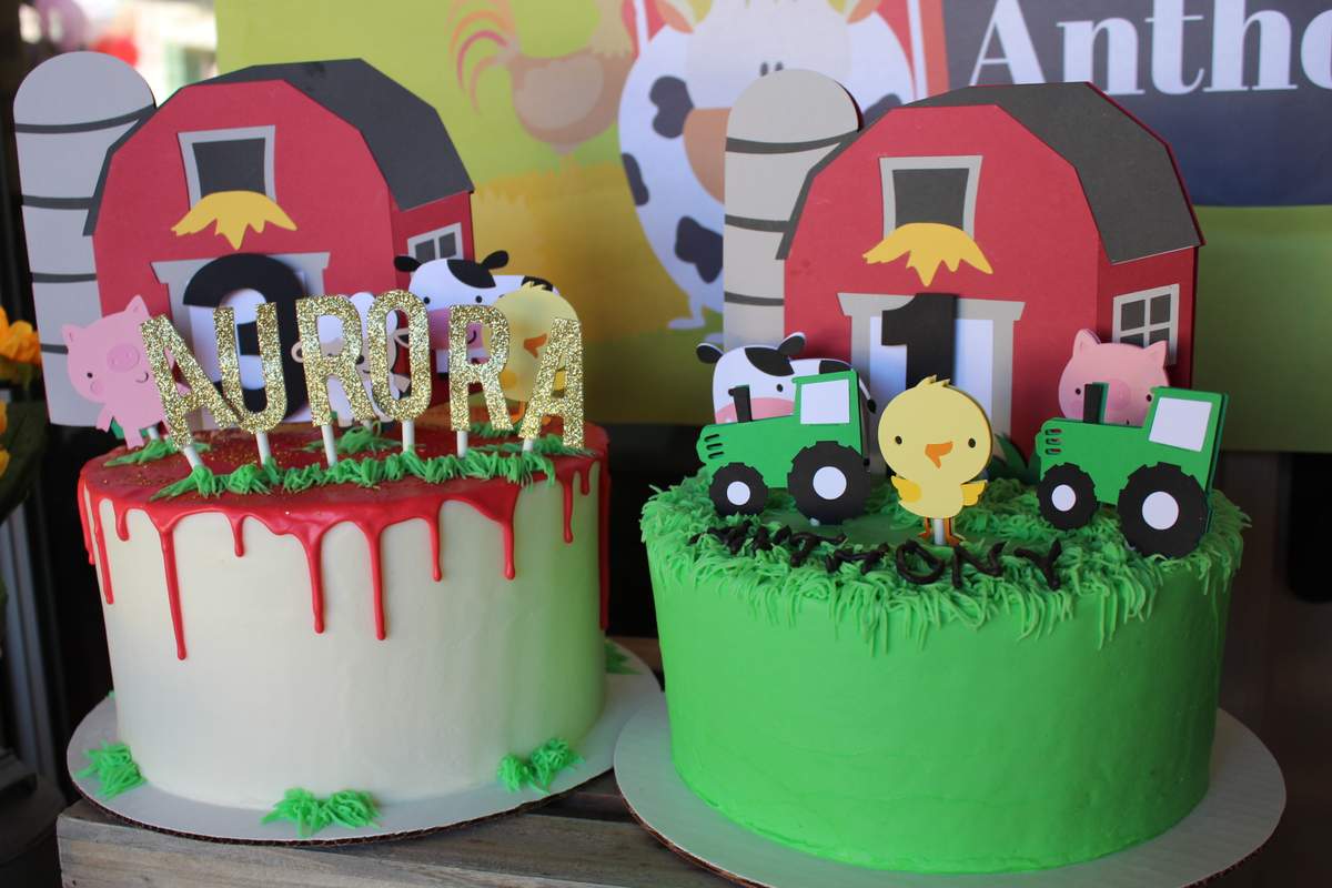 Aurora & Anthony's Barn Yard Bash!!! - Barn Yard Animals 