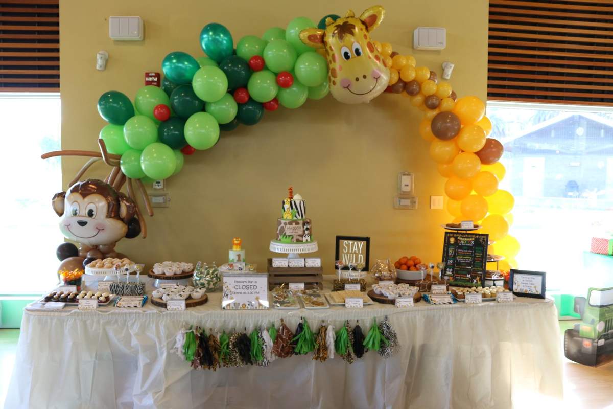 Maddox's Wild One Birthday Party - Safari
