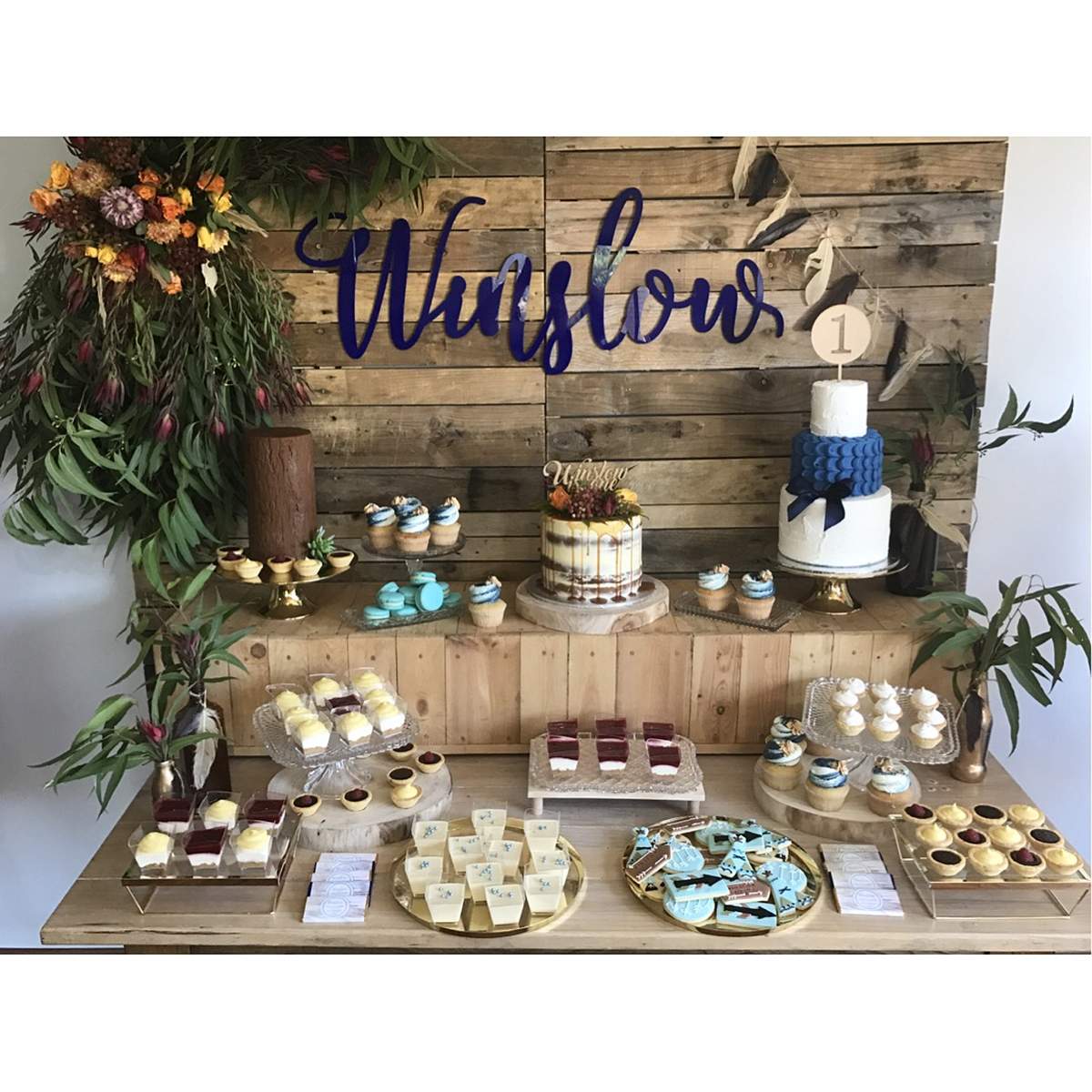 Winslow's Woodland 1st birthday party - Woodlands 
