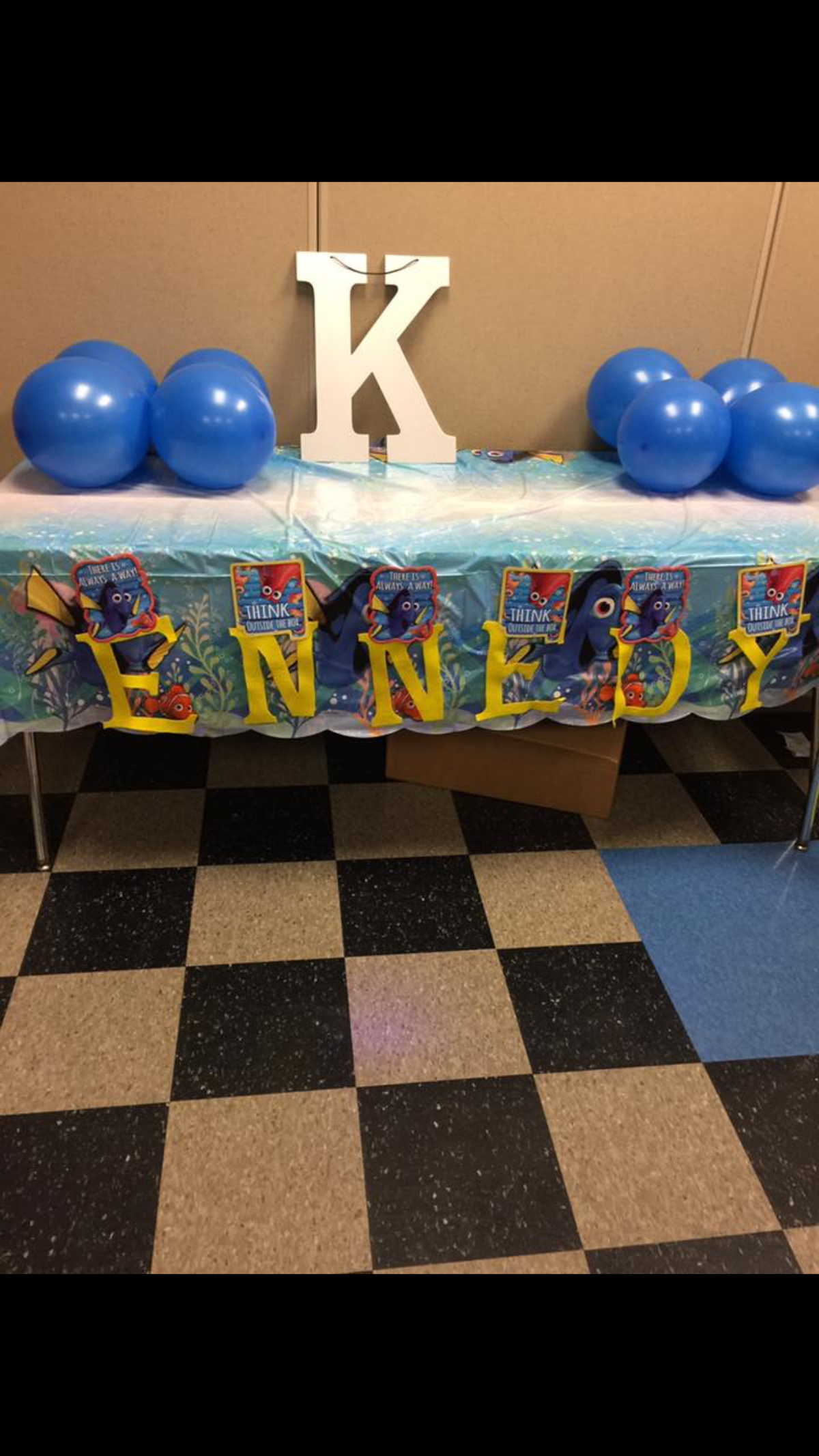 Kennedy's  4th Finding Dory birthday party - Finding Dory
