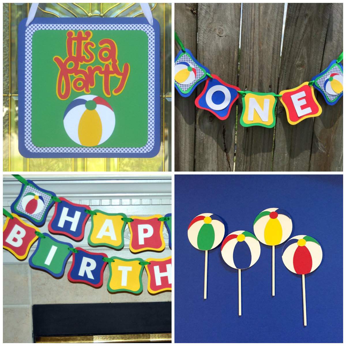 Beach Ball / Birthday "Beach Ball Pool Party" Catch My Party