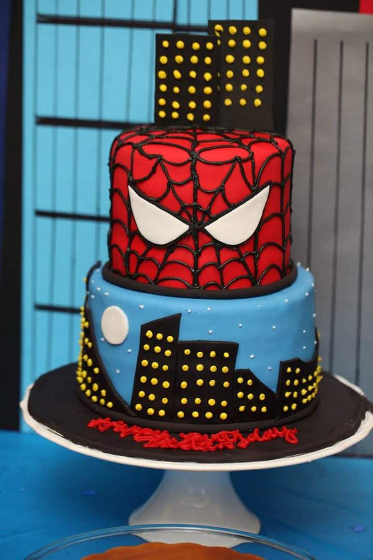 The Amazing Tristan Spiderman Birthday Party - Spiderman