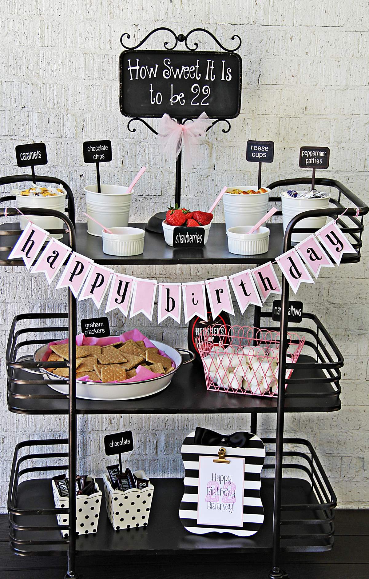 How Sweet It Is To Be 22 - S'mores Party