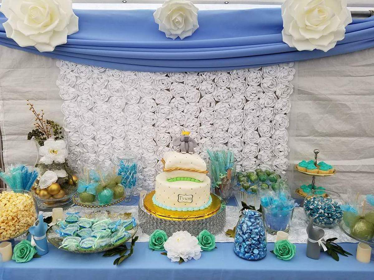 Welcome Baby Tyson Baby Shower - Elephants