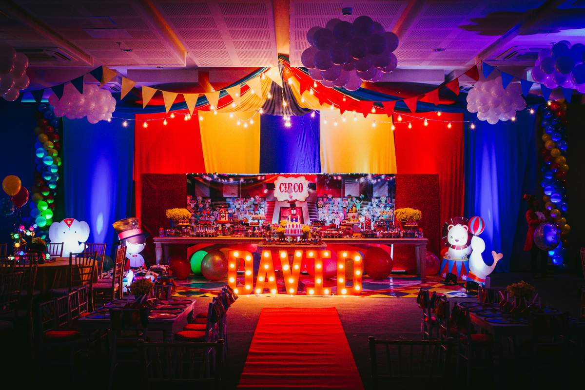 Circus birthday party - Circus