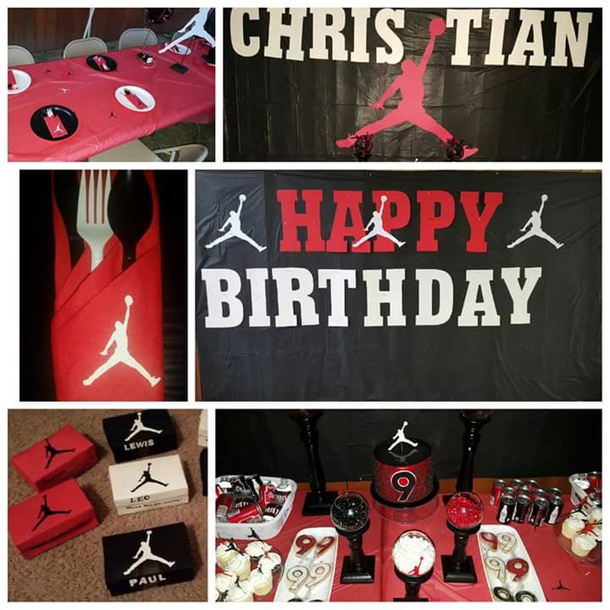 Jordan Jumpman Party Birthday Party Ideas Photo 3 of 8 Catch My Party