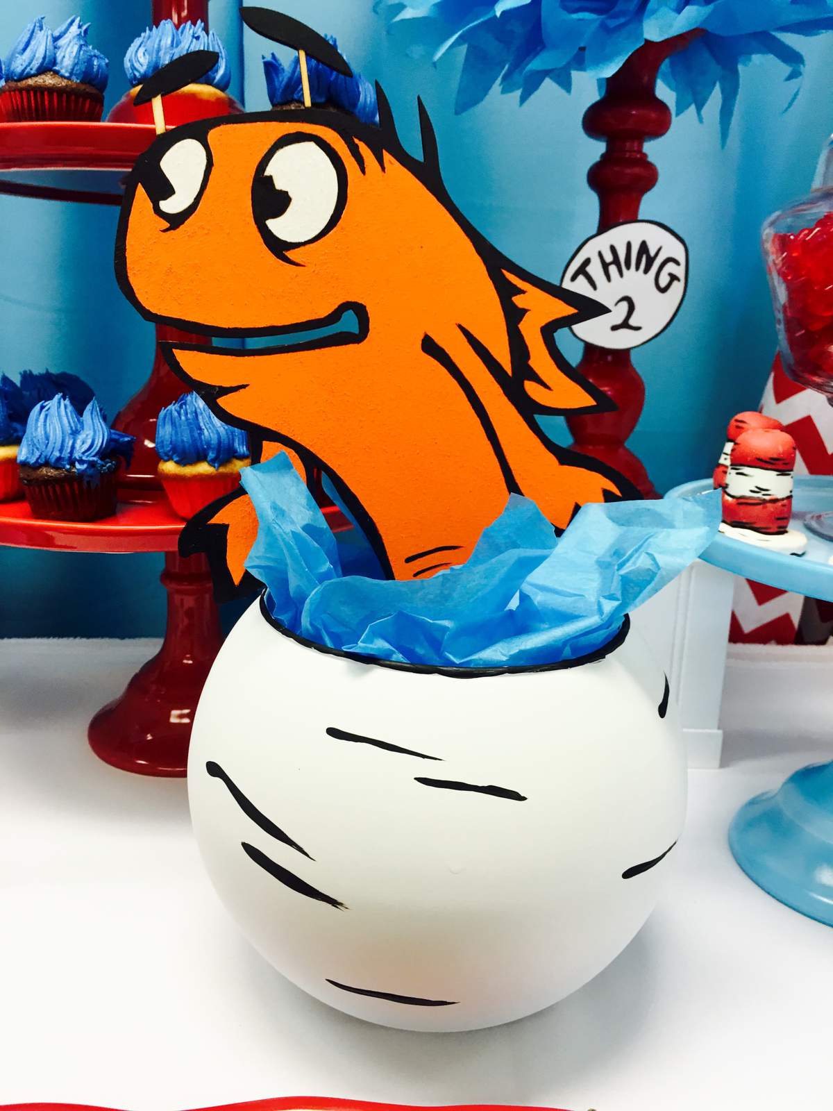 Cat in the Hat Baby Shower Party Ideas Photo 1 of 12 Catch My Party