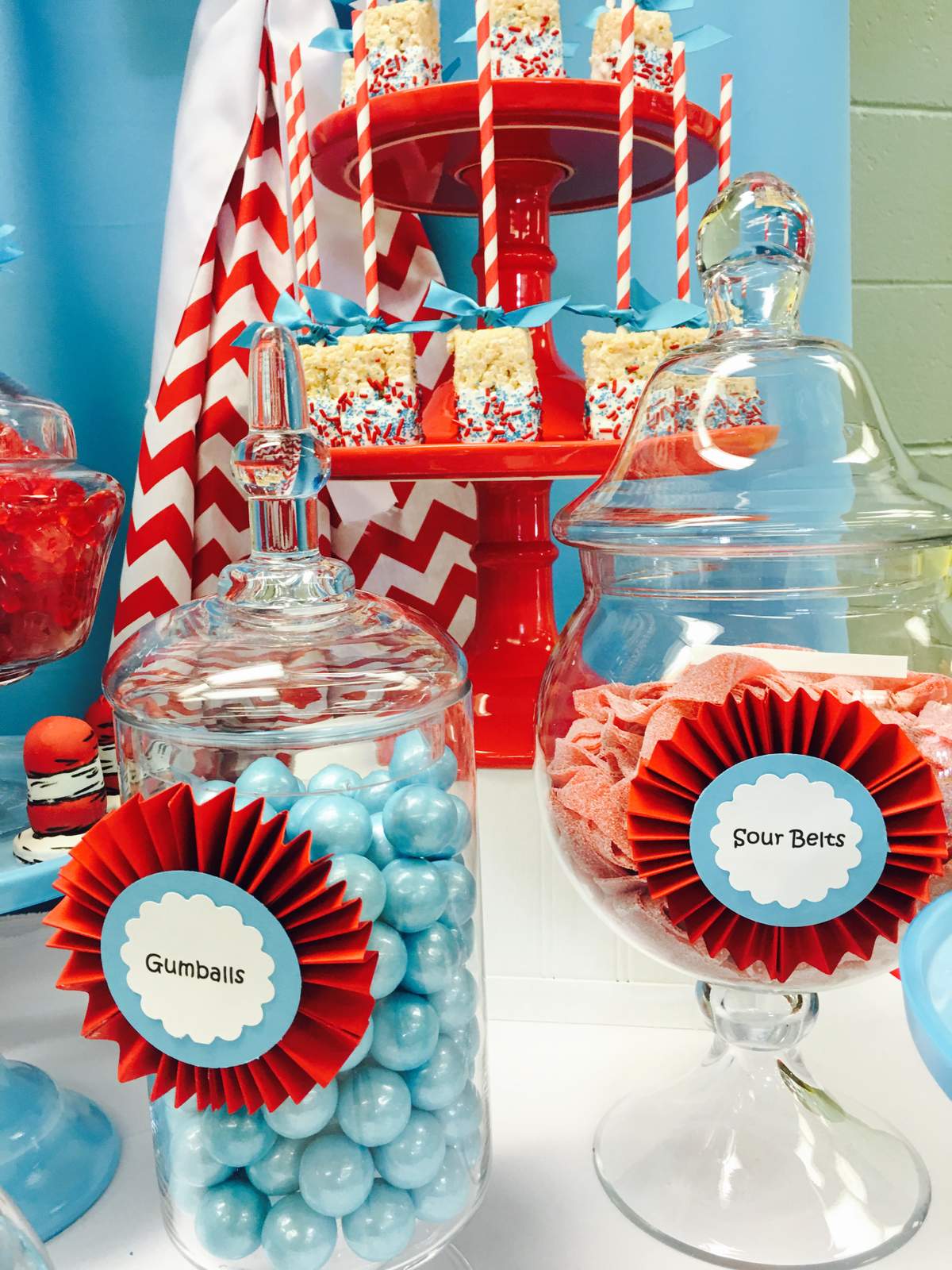 Cat in the Hat Baby Shower Party Ideas Photo 5 of 12 Catch My Party