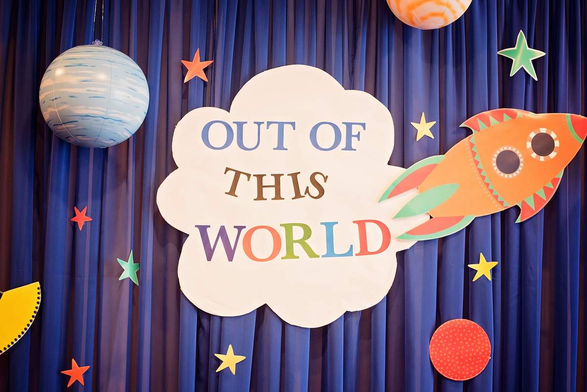 Out of this world " BOY"!  - Outer space 