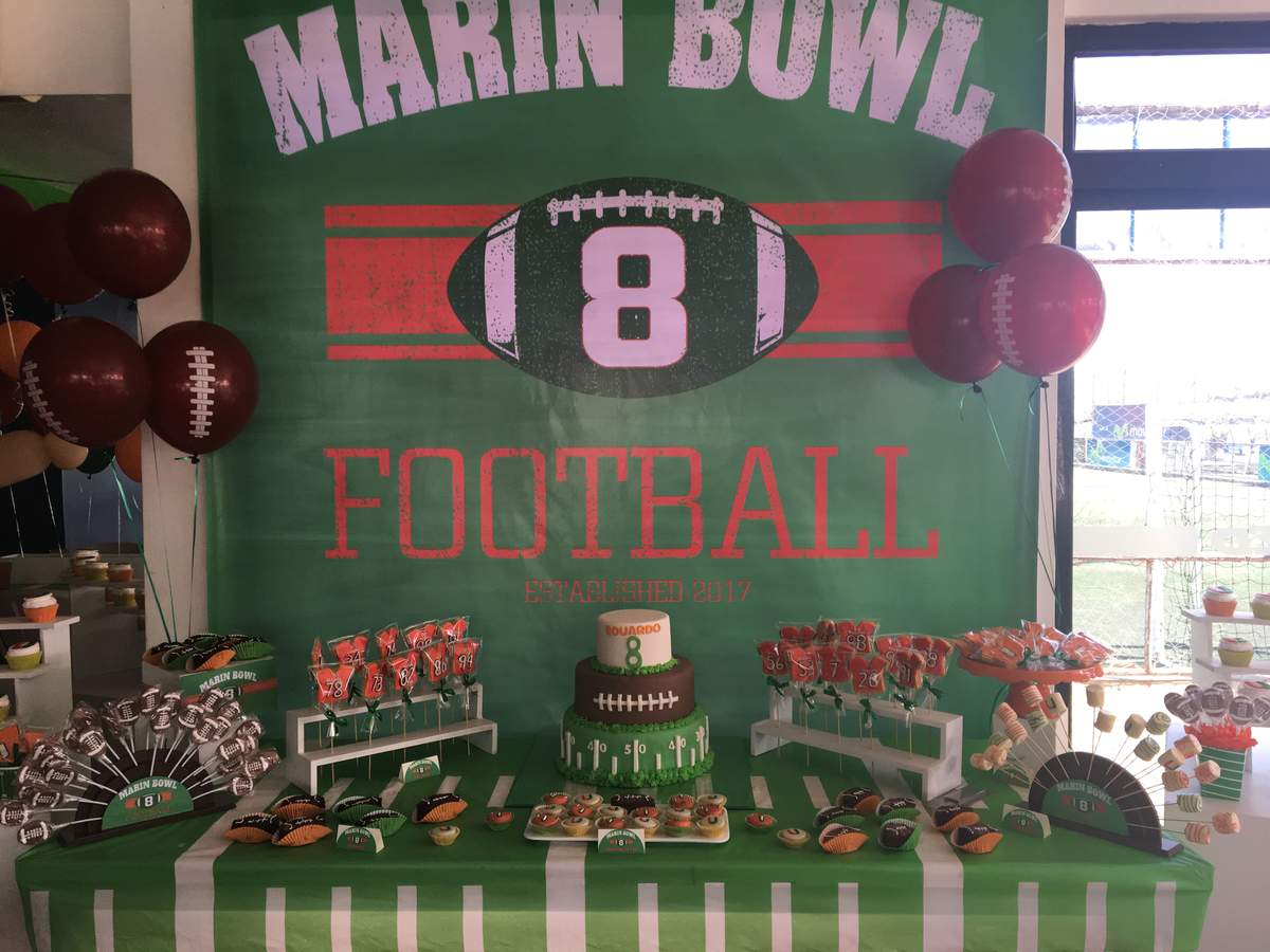 "Marin Bowl 8- UM Football Party" - Football
