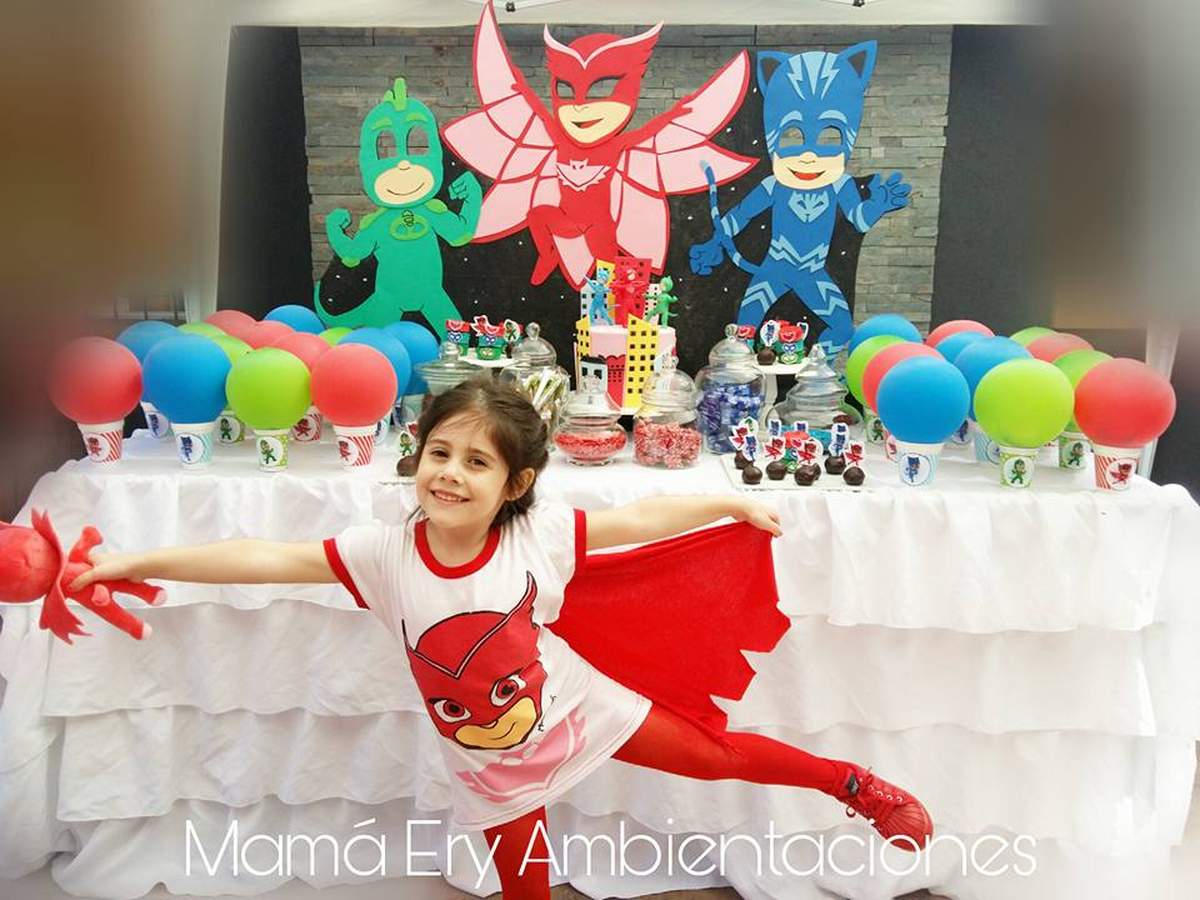 PJ MASK Birthday Party Ideas Photo 10 of 22 Catch My Party
