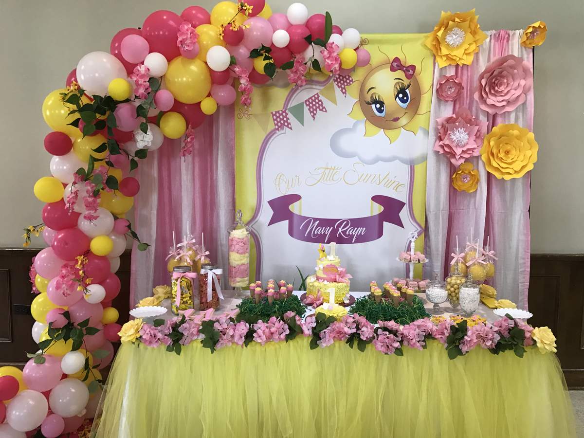 Our Little Sunshine Navy's 1st Birthday  - Our Little Sunshine 