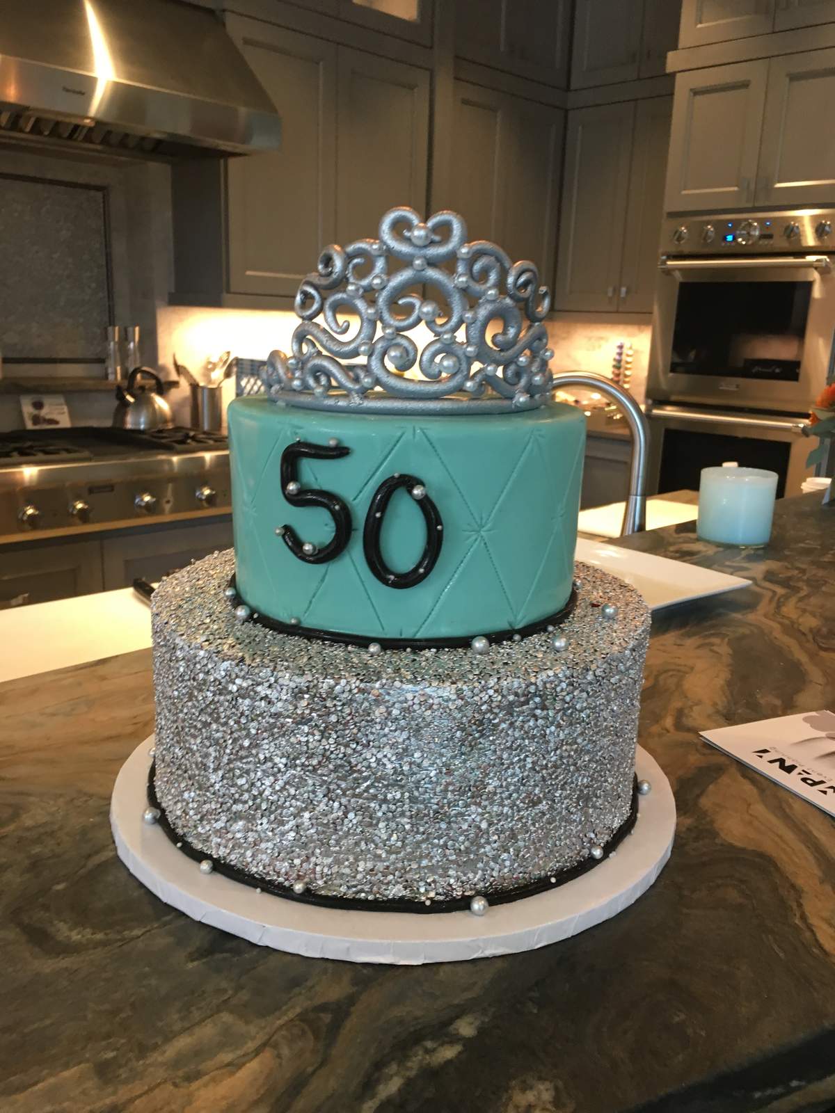 Elegant 50th Birthday  - Elegant and modern 