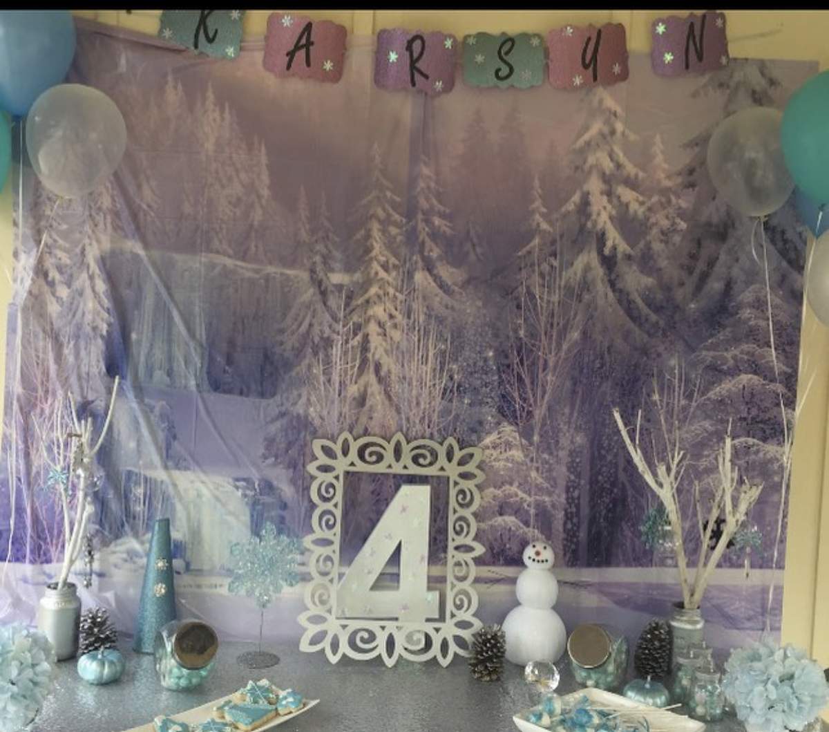 Karsyn's "Let it Go" 4th Birthday Party - Frozen
