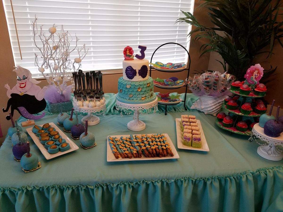 Jiselle's Under the Sea bitrhday party  - Little Mermaid inspired 