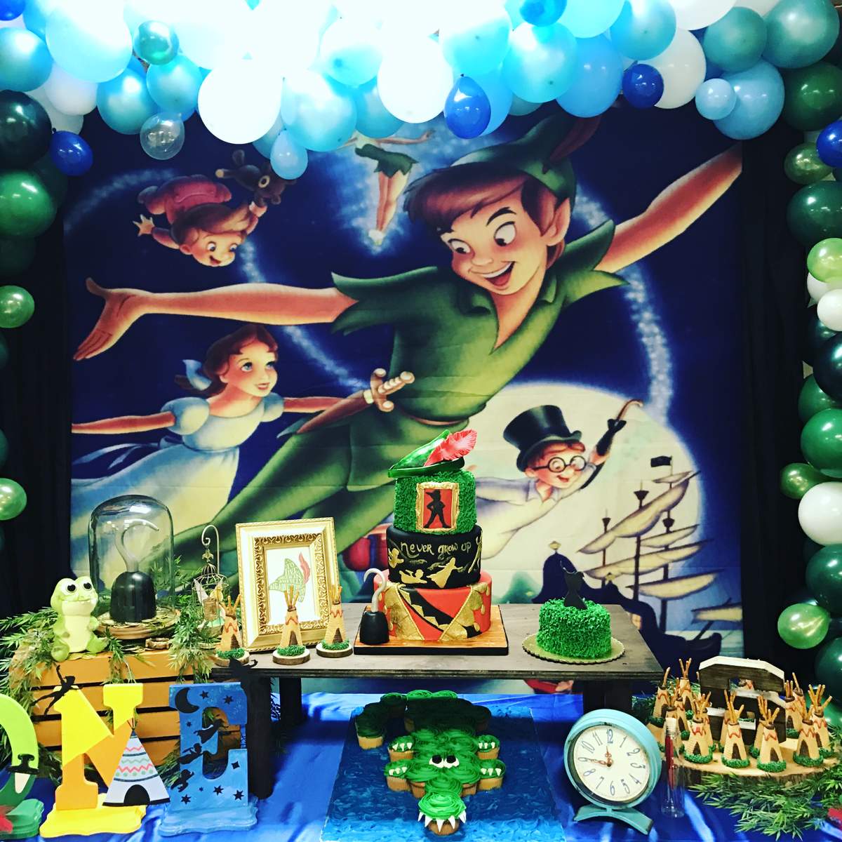 Peter Pan First Birthday Birthday Party Ideas Photo 2 of 16 Catch My Party