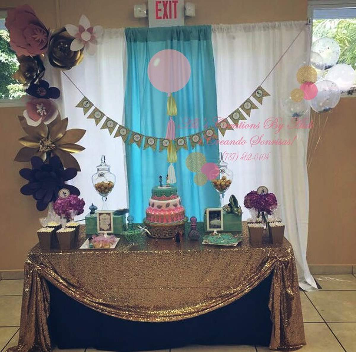 Anakarolina Princess Jasmine Birthday Party  - Jasmine